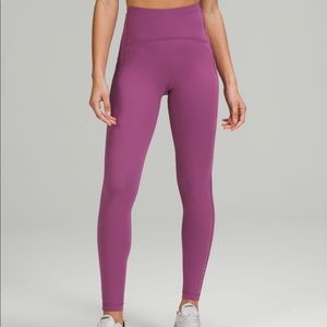 Swift Speed HR Tight 28” vintage plum Lululemon leggings